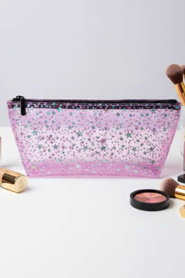 Fermuarlı Basic Makyaj Çantası Asorti 5 - NEW WELL