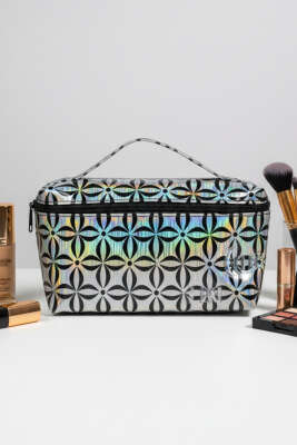 Fermuarlı Desenli Makyaj Çantası Asorti 2 - NEW WELL