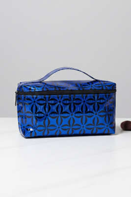 Fermuarlı Desenli Makyaj Çantası Asorti 3 - NEW WELL