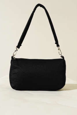 Fermuarlı Dikdörtgen Çanta Siyah - Yılın Fırsatı