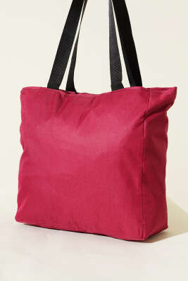 Fermuarlı Düz Kol Çanta Bordo - ŞENTÜRK ÇANTA