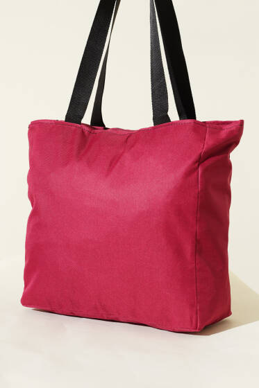 Fermuarlı Düz Kol Çanta Bordo - Yılın Fırsatı