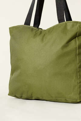 Fermuarlı Düz Kol Çanta Haki - Yılın Fırsatı