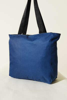 Fermuarlı Düz Kol Çanta Lacivert - ŞENTÜRK ÇANTA