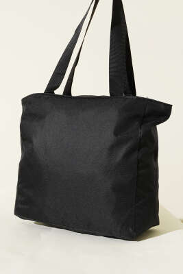 Fermuarlı Düz Kol Çanta Siyah - ŞENTÜRK ÇANTA