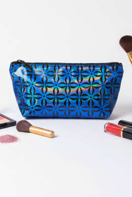 Fermuarlı Parlak Makyaj Çantası Asorti 11