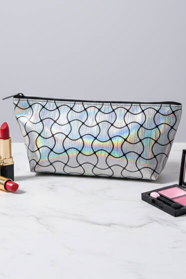 Fermuarlı Parlak Makyaj Çantası Asorti 25 - Günün Seçilenleri