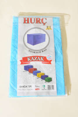 Fermuarlı Tela Kazak Hurç Mavi - Hurç