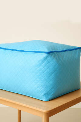 Fermuarlı Tela Yorgan Hurç Mavi 