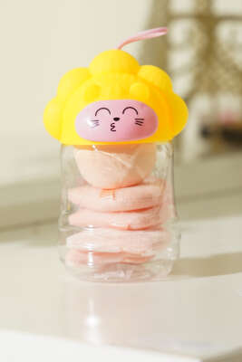 Figür Detaylı Makyaj Süngeri Ten 