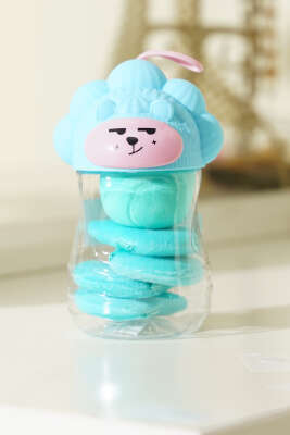 Figür Detaylı Makyaj Süngeri Yeşil 