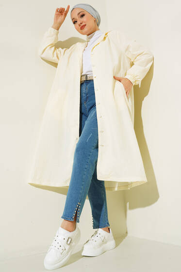 File Astarlı Yağmurluk Ekru - Yağmurluk
