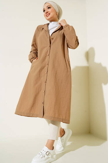 File Astarlı Yağmurluk Latte - Yağmurluk