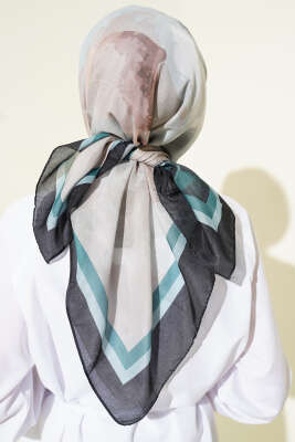 Fiori Desen Lina Eşarp Zümrüt - Başörtüsü