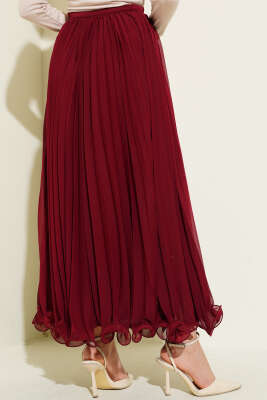 Fırfırlı Tül Etek Bordo - 700-1000 TL Ürünler