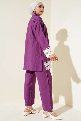 Fisto Detaylı Tunik İkili Takım Magenta - 700-1000 TL Ürünler