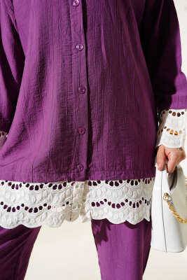 Fisto Detaylı Tunik İkili Takım Magenta - 700-1000 TL Ürünler