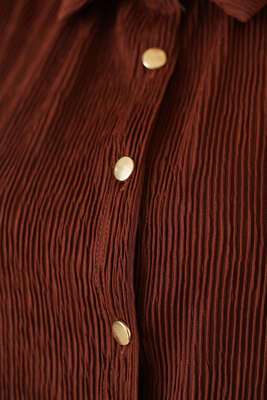 Fitil Detaylı İkili Takım Kahve - İKİLİ TAKIM