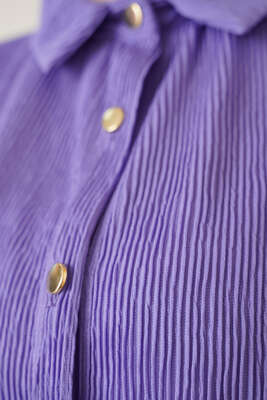 Fitil Detaylı İkili Takım Lila - İKİLİ TAKIM