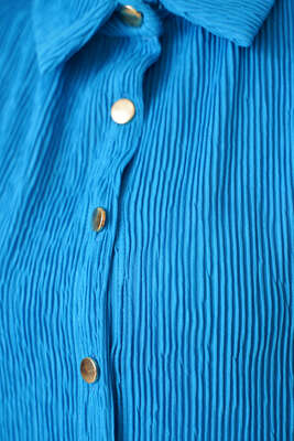 Fitil Detaylı İkili Takım Mavi - İKİLİ TAKIM