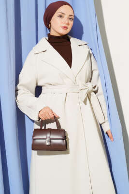 Fitilli Kuşaklı Kaşe Kaban Taş - Kaban