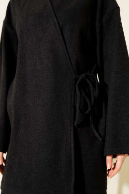 Fitilli Yandan İp Bağcıklı Kaşe İkili Takım Antrasit - İkili Takım