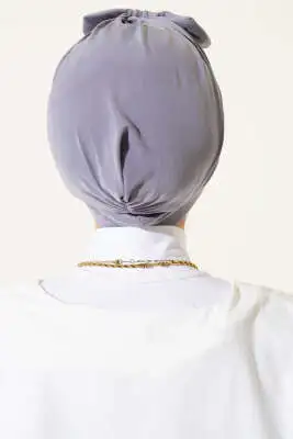 Fiyonk Detaylı Bone Kayrak Grisi - BONE