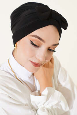Fiyonk Detaylı Bone Siyah - BONE