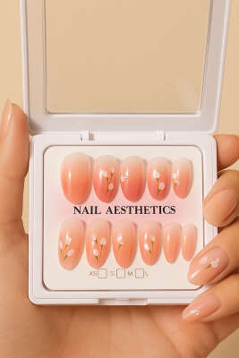 Fiyonk İnci Taşlı Takma Tırnak Asorti 2 