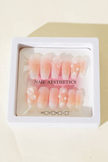 Fiyonk İnci Taşlı Takma Tırnak Asorti 3 - Tırnak Aksesuarları