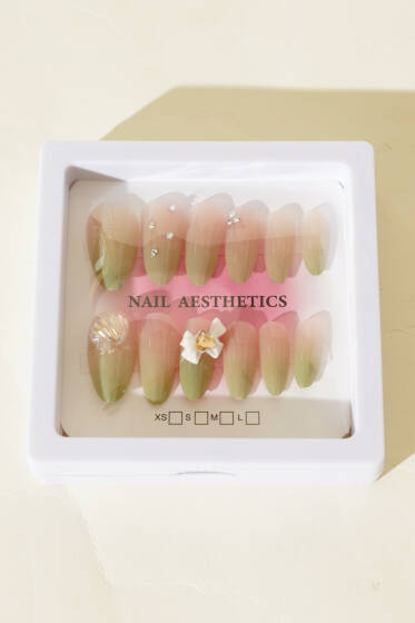 Fiyonk İnci Taşlı Takma Tırnak Asorti 6 - Tırnak Aksesuarları