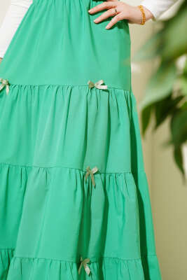 Fiyonklu Çingene Etek Benetton - Uzun Etek