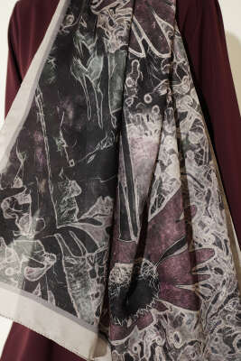 Fleur Desen Liva Modal Şal Çağla Yeşili - Başörtüsü