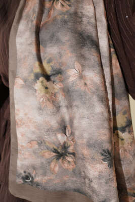 Floral Batik Desen Şal Nefti - Yılın Fırsatı