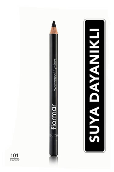 Flormar Suya Dayanıklı Göz Kalemi Siyah - Göz Makyajı