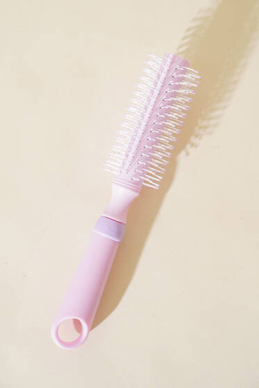 Fön Saç Fırçası Lila - Saç Aksesuarları