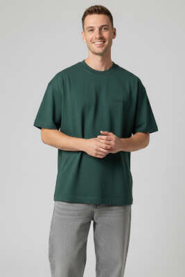 Friendly Reminder Nakışlı Erkek T-shirt Nefti - DEEP POİNT