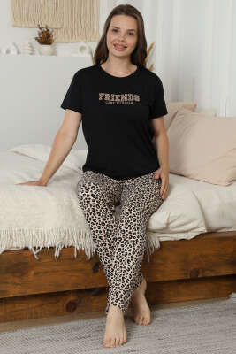  Friends Baskılı Kısa Kol Pijama Takım Leopar - IŞILAY