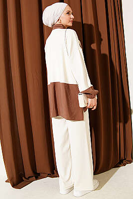 Fular Detaylı Garnili Loyşa İkili Takım Taş - İkili Takım