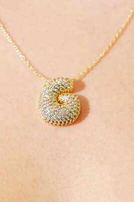 G Harfli Taşlı Kolye - Günün Seçilenleri