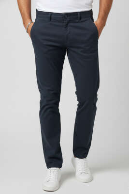 Gabardin Likralı Erkek Pantolon Lacivert - HİT TİME