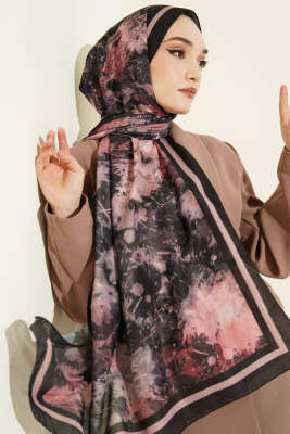 Galaksi Desen Lina Şal Gül Kurusu - MODA KAŞMİR