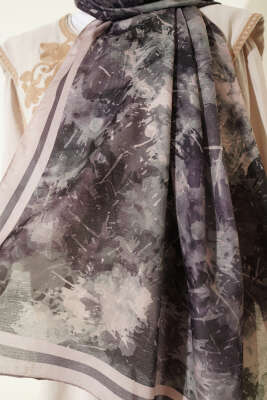 Galaksi Desen Lina Şal Kum Bej - Yılın Fırsatı