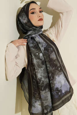 Galaksi Desen Lina Şal Zümrüt - Başörtüsü