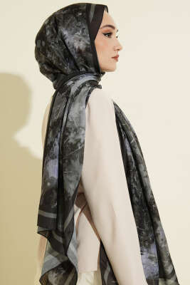Galaksi Desen Lina Şal Zümrüt - Başörtüsü