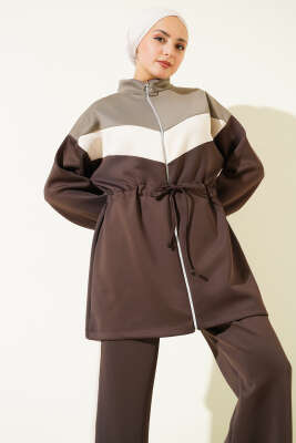 Garnili Bel Tünelli Scuba İkili Takım Acı Kahve - Scuba Ürünler