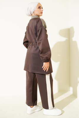 Garnili Bel Tünelli Scuba İkili Takım Acı Kahve - Scuba Ürünler