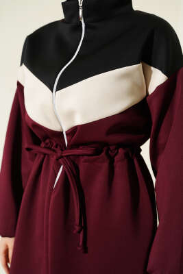 Garnili Bel Tünelli Scuba İkili Takım Bordo - Scuba Ürünler