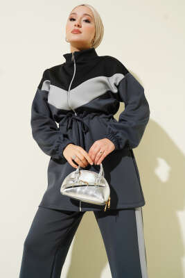 Garnili Bel Tünelli Scuba İkili Takım Füme - Scuba Ürünler