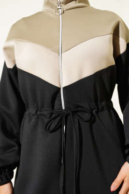 Garnili Bel Tünelli Scuba İkili Takım Siyah - Scuba Ürünler